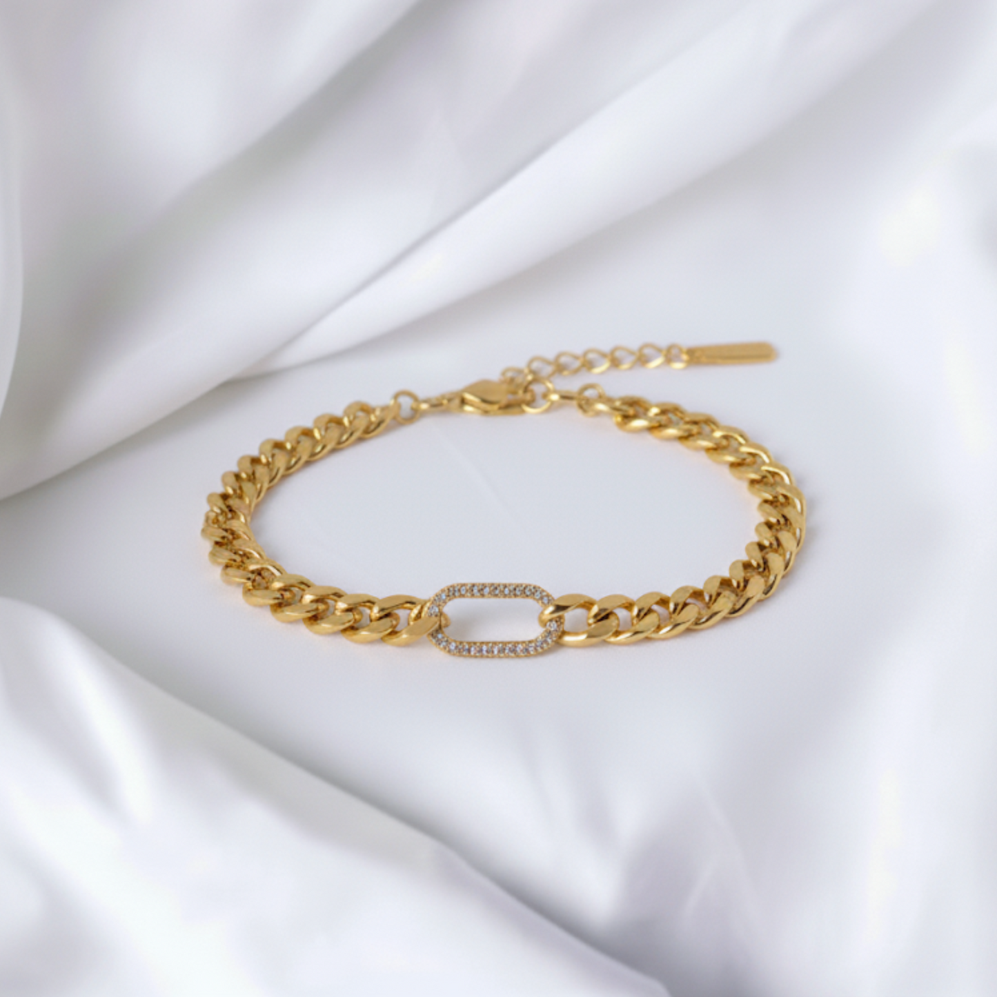 Bracelet Maillon Étincelant