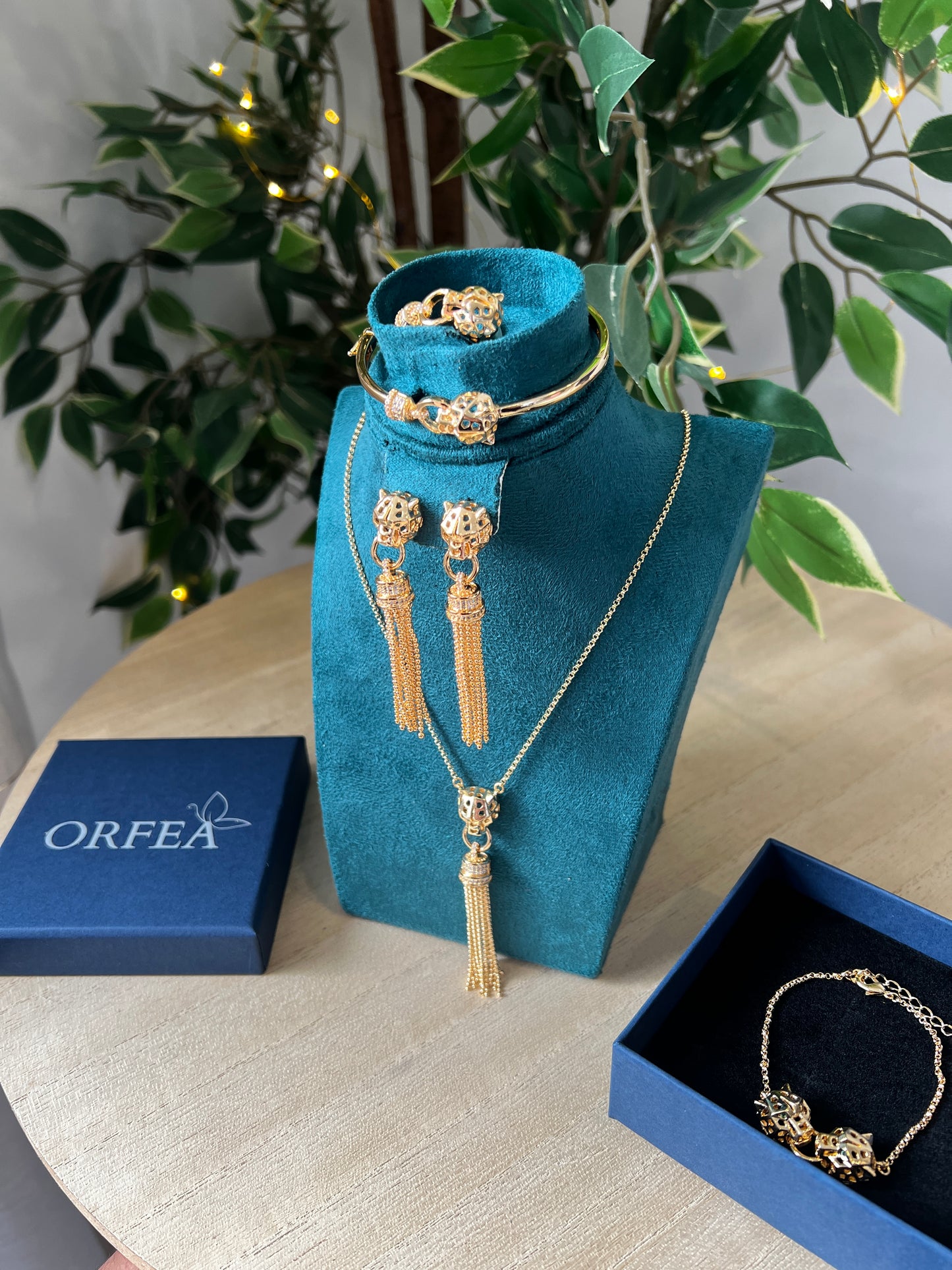 FELICIA - Parure complète de 5 bijoux